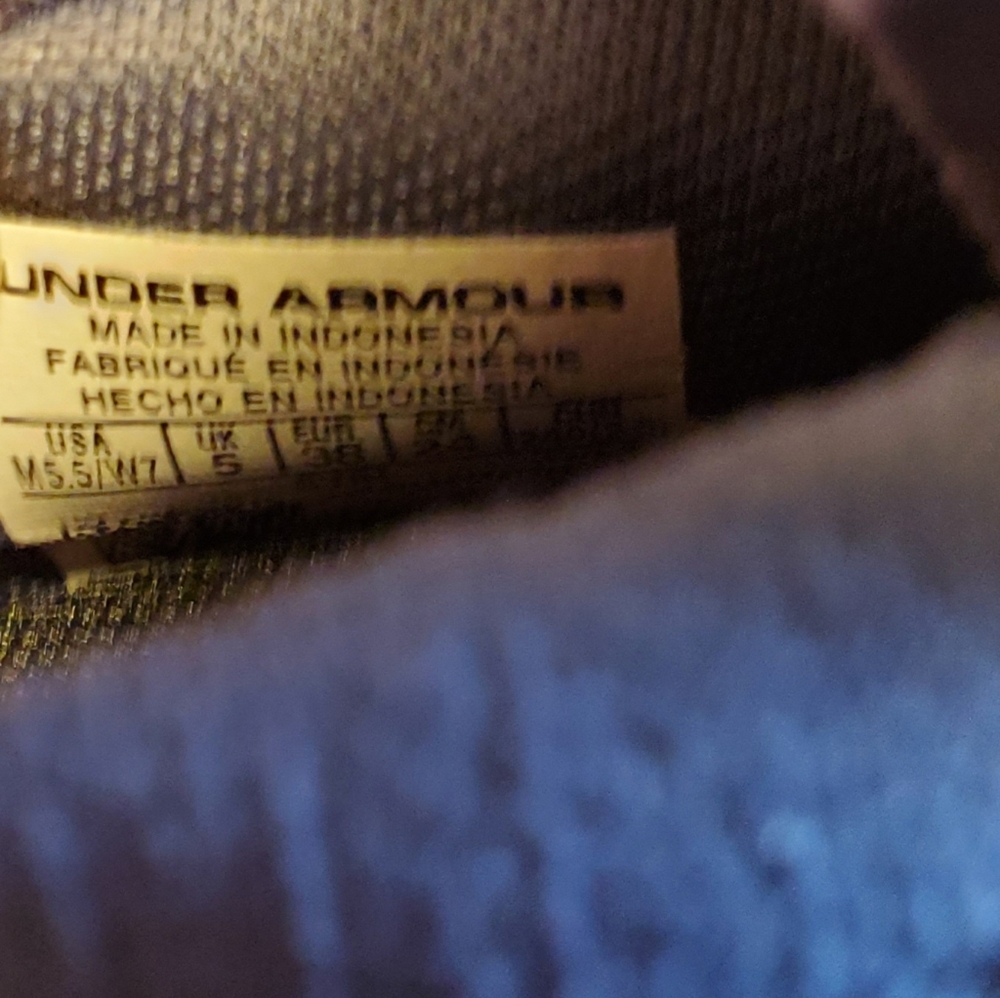 Under Armour Blue and Pink Athletic Shoes - Picture 5 of 5
